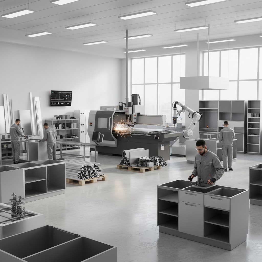 مصنع تفصيل مطابخ ألمنيوم